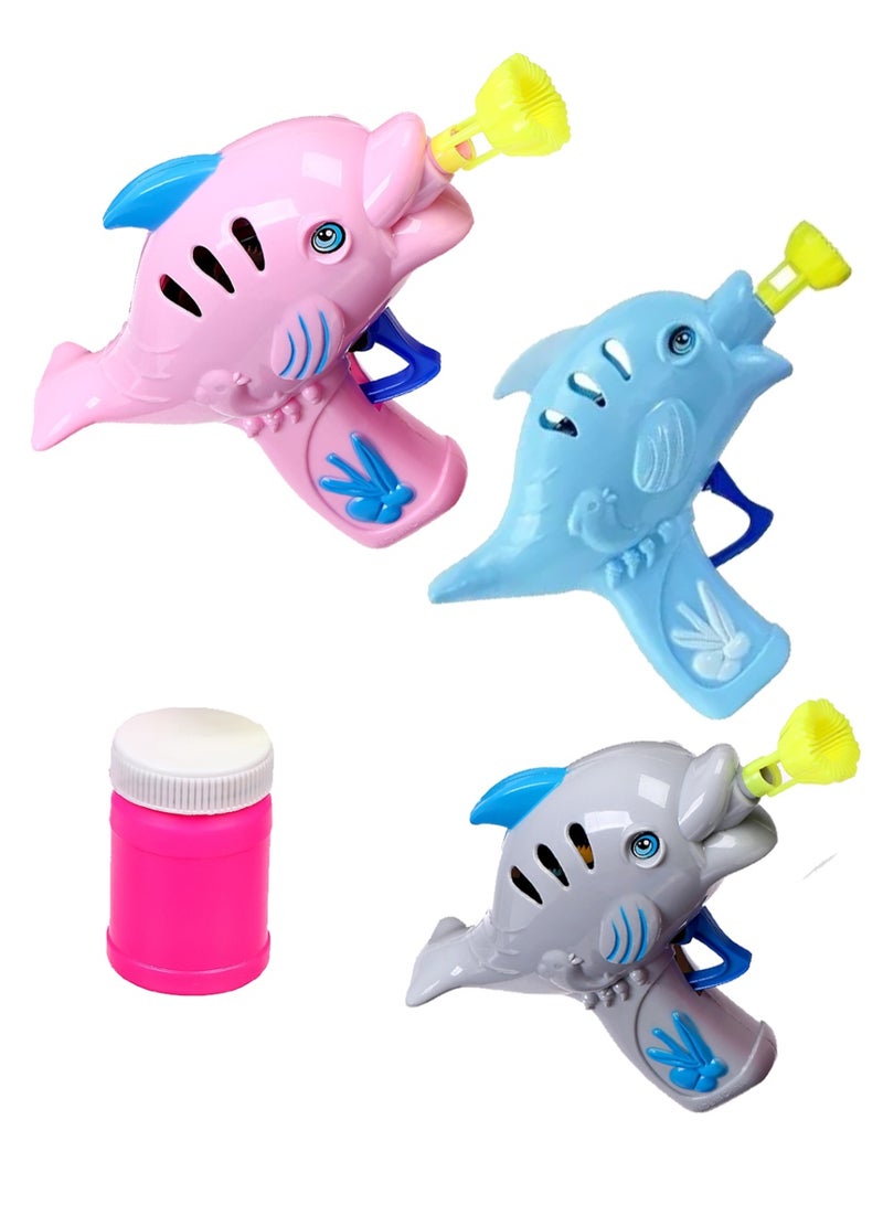 Custom Summer Outdoor Toy Blowing Bubble Gun for Kids Handheld Bubble Gun Toy